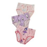 Coerni Toddlers Little Girls Softcotton Briefs Panties Pack of 3 Cartoon Printing Underwear Breathable Comfort Underpants